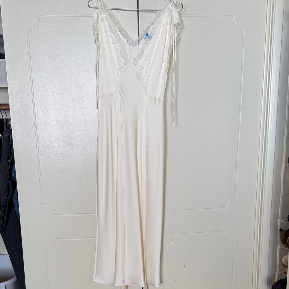 Rumored Cream Maxi Dress